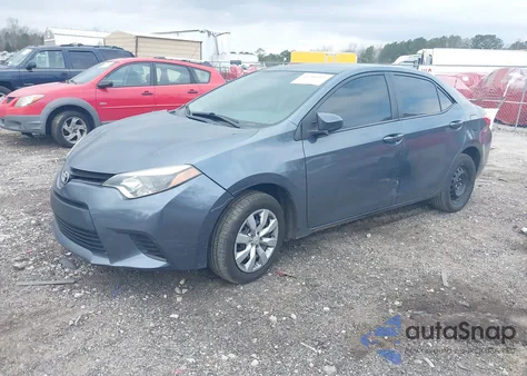 2014 Toyota Corolla Le z USA, uszkodzony, nr VIN 5YFBURHE6EP033972